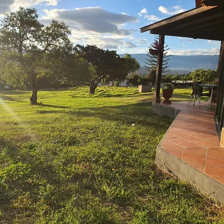 Cabanas Villa Celeste Villa de Leyva Exterior photo